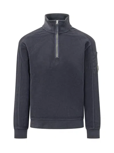 C.p. Company C. P. Company Sweatshirt Polo In Blue