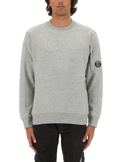 C.p. Company C. P. Company Sweatshirt With Logo In Greystonemelange