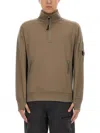 C.p. Company C.p.company Sweatshirt With Logo In Grey