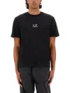 C.p. Company Mens Graphic-print Relaxed-fit Cotton T-shirt Black Xxl In Black