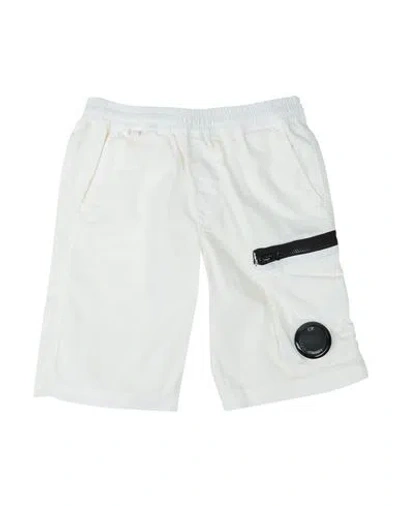 C.p. Company Babies' C. P. Company Toddler Boy Shorts & Bermuda Shorts Ivory Size 6 Cotton, Elastane In White