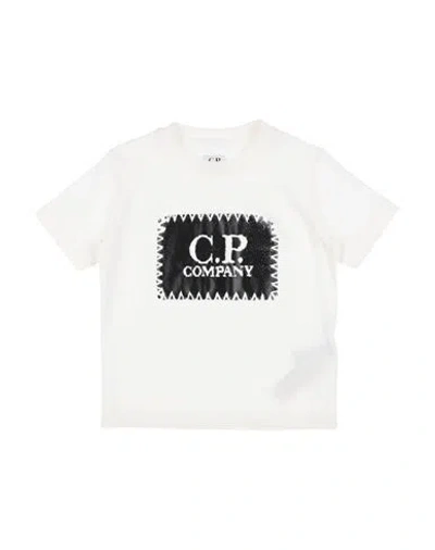 C.p. Company Babies' C. P. Company Toddler Boy T-shirt White Size 6 Cotton