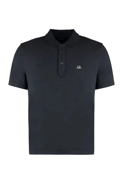 C.p. Company C.p.company Cotton Polo Shirt In Blue