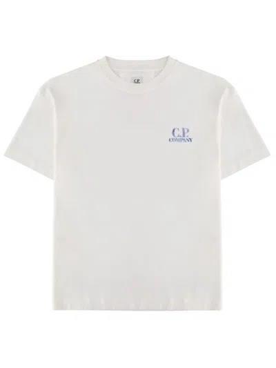 C.p. Company C. P. Company T-shirt With Logo And Print In White