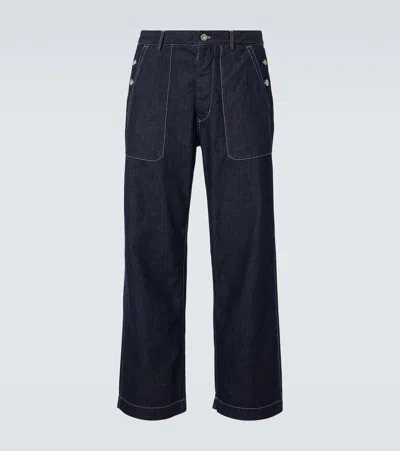 C.p. Company Wide-leg Jeans In Blue