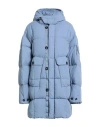 C.p. Company C. P. Company Woman Puffer Slate Blue Size 3xl Polyamide In Blue