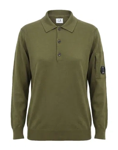 C.p. Company C. P. Company Woman Sweater Military Green Size Xxl Virgin Wool, Polyester
