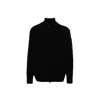 C.p. Company Lens-detailed Zipped Cardigan In Black