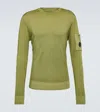 C.p. Company Wool Sweater In Green