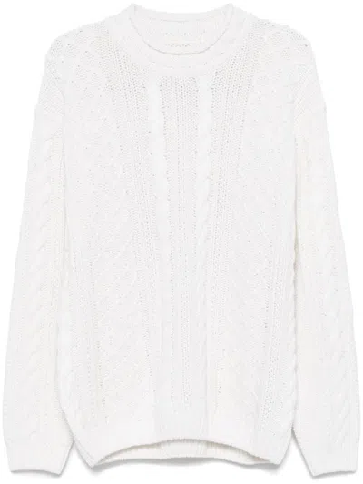 C.p. Company C. P.company Knitwear Crew Neck Sweater For Men In White