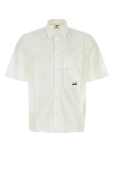 C.p. Company Camicia-l Nd  Male In White