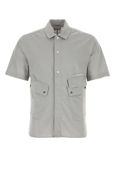 C.p. Company Camicia-xl Nd  Male In Gray