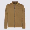 C.p. Company Utility Jacket With Arm And Chest Pockets In Brown