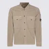 C.p. Company Arm Patch Chest Pockets Long Sleeves In Brown