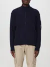 C.p. Company Cardigan C. P. Company Men Color Blue In Blau