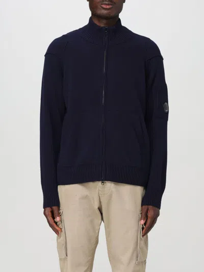 C.p. Company Cardigan C. P. Company Men Color Blue In Negro