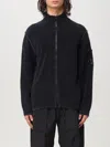 C.p. Company Light Fleece Half Zipped Sweatshirt Total Eclipse Blue In Schwarz