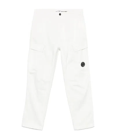 C.p. Company Cargo Casual Pants In White