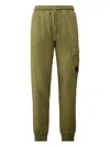 C.p. Company Cargo Drawstring Track Pants In Green