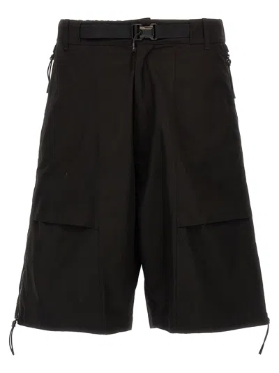 C.p. Company Cargo Hyst Bermuda And Short In Black