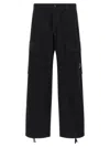 C.p. Company Cargo Microreps Pants In Black