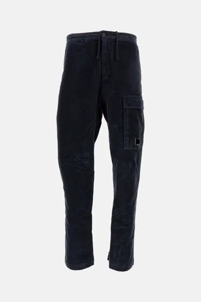 C.p. Company Cargo Pant In Corduroy In Black