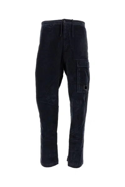 C.p. Company Cargo Pant In Corduroy In Blue