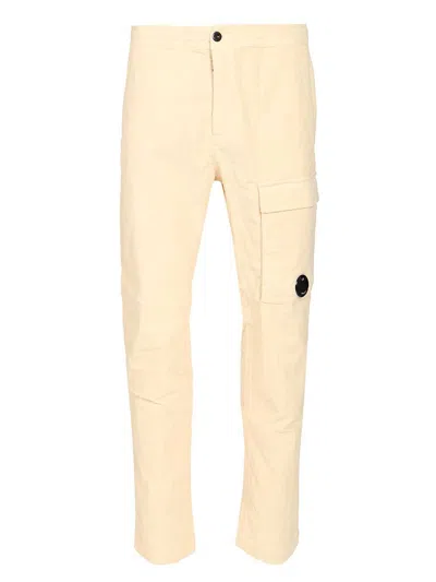 C.p. Company Cargo Pant In Corduroy Trousers Green In Neutral