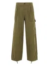 C.p. Company Cp Company Cargo Pant In Microreps Peached In Green