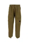 C.p. Company Cargo Pant In Microreps Peached In Green