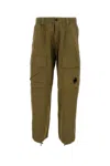 C.p. Company Cargo Pant In Microreps Peached In Green