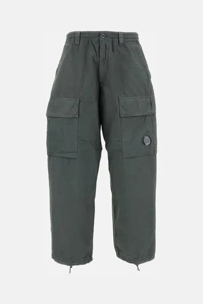 C.p. Company Cargo Pant In Microreps Peached Nylon In Green