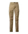 C.p. Company Sateen Stretch Cargo Lens Pants In Brown