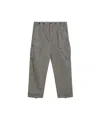 C.p. Company Military Green Cargo Pants In Cotton Men In Brown