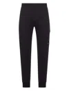 C.p. Company Cargo Pants With Elasticated Waistband And Lens Detail In Blue