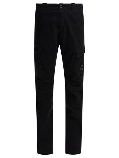 C.p. Company Men Cargo Pants In Black