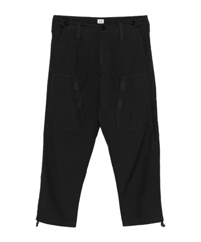 C.p. Company Cargo Pants In Black