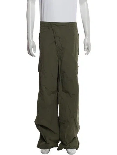Pre-owned C.p. Company Cargo Pants In Green