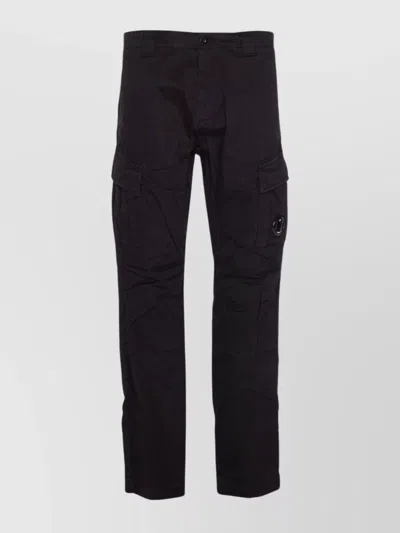 C.p. Company Cargo Pants Multiple Pockets In Black