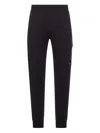 C.p. Company Cargo Pants With Elasticated Waistband And Lens Detail In Black