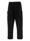 C.p. Company C.p.company Black Cotton Cargo Pant In Black