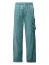 C.p. Company Cargo-pocket Elasticated Trousers In Green