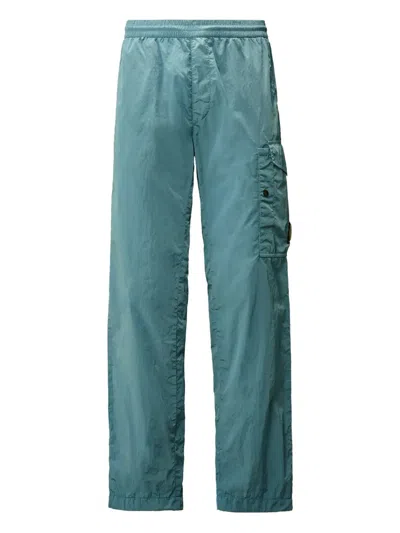 C.p. Company Cargo-pocket Elasticated Trousers In Green