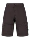 C.p. Company Cargo-pocket Shorts In Brown