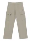 C.p. Company Cargo Pocket Sweatpants In Neutral