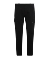 C.p. Company Utility Trousers With Belt Loops And Cargo Pockets In Black