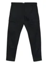 C.p. Company Cargo-pocket Trousers In Black
