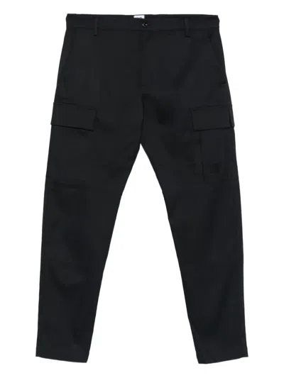 C.p. Company Cargo-pocket Trousers In Black