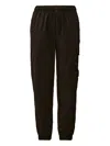 C.p. Company Cargo-pocket Trousers In Black