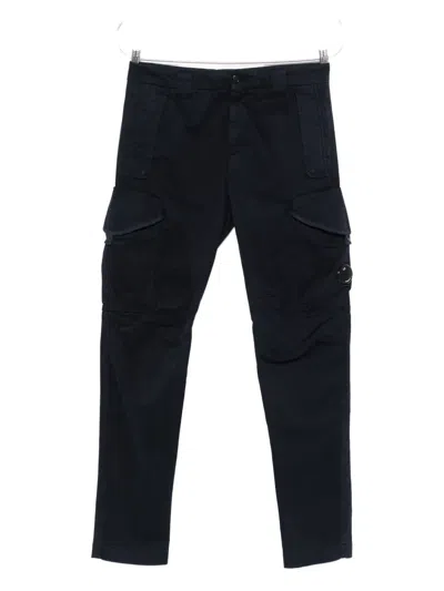 C.p. Company Cargo-pocket Trousers In Blue